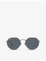 selfridges Ray-Ban Jack Titanium Sunglasses- Buy online at McGrocer