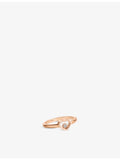 Chopard Happy Hearts ring 18ct rose-gold diamond, UK version