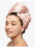 Kitsch satin-wrapped microfibre hair towel, UK version