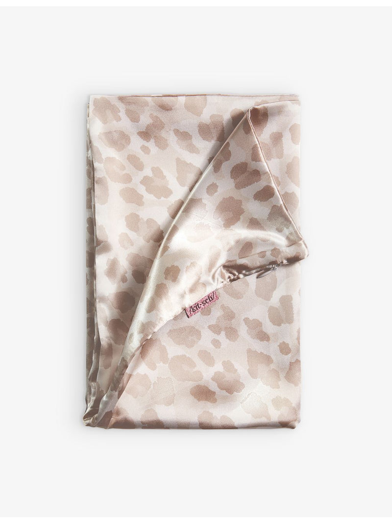 Satin pillowcase leopard print 66cm x 48cm, imported from the UK
