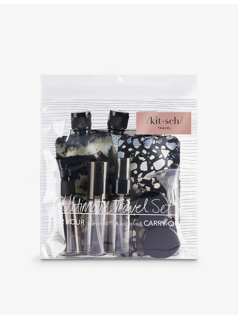 Kitsch Ultimate travel bottle set, imported from the UK
