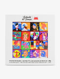 Chocolat Des Francais assorted chocolate squares milk and dark 80g, UK version