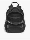 Aspinal of London woven backpack, logo-embellished (British brand)