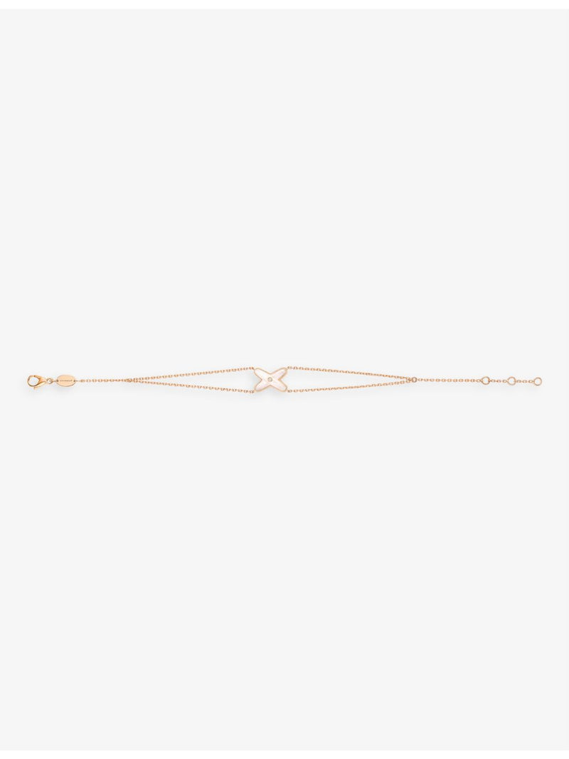 Chaumet 18ct rose gold bracelet with diamond and mother-of-pearl, UK version