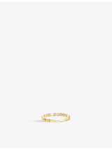 selfridges Chaumet Bee de Chaumet 18ct Yellow-Gold and Diamond Ring- Buy online at McGrocer