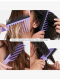 Tangle Teezer wide tooth comb for curly hair, imported from the UK