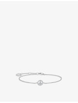 selfridges Thomas Sabo Peace Sterling Silver and Zirconia Bracelet- Buy online at McGrocer