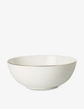 Villeroy & Boch bone porcelain salad bowl Anmut Gold 22.6cm, UK version