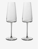 Villeroy & Boch Metro Chic champagne flute set, imported from the UK