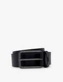 BOSS Logo-embossed Leather Belt