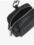 Whistles Bibi leather keyring with zip fastening - British product