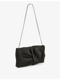 Jimmy Choo Bonny satin clutch bag with chain strap (British brand)