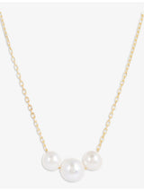 selfridges La Maison Couture Amadeus Laura 14ct Yellow-Gold Vermeil and Pearl Necklace- Buy online at McGrocer