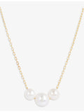 La Maison Couture Laura 14ct yellow-gold vermeil pearl necklace - British product
