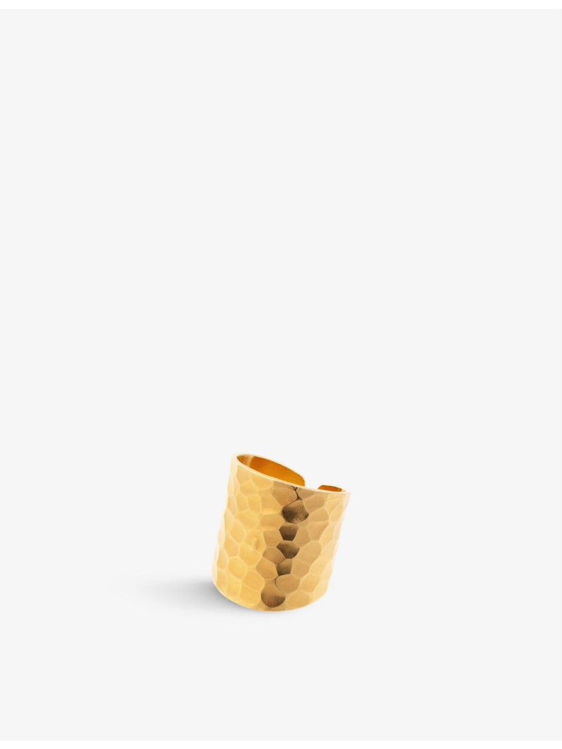 Amadeus Nudo 14ct yellow-gold vermeil ring, UK version