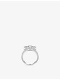 Van Cleef & Arpels Vintage Alhambra guilloché ring 18ct white gold (British brand)