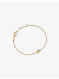 Astley Clarke evil eye gold-plated turquoise bracelet, British brand