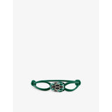 selfridges Bvlgari Serpenti Forever Cord, Brass, Agate and Enamel Bracelet- Buy online at McGrocer
