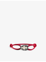 selfridges Bvlgari Serpenti Forever Gold-Plated Brass, Agate and Enamel Cord Bracelet- Buy online at McGrocer