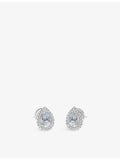 CARAT London Emilie silver and zirconia earrings, imported from the UK