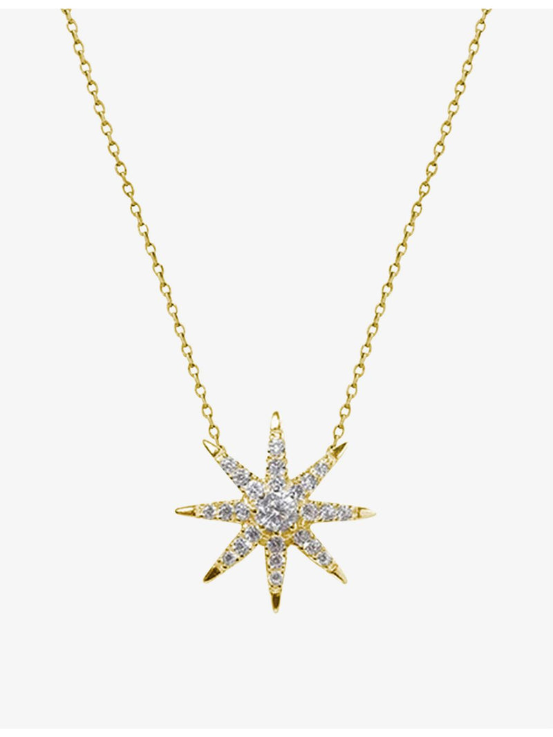 CARAT London gold-plated vermeil star pendant necklace (British brand)