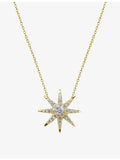 CARAT London gold-plated vermeil star pendant necklace (British brand)