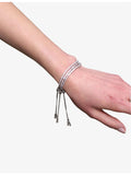 CARAT London Quentin sterling silver bracelet with 2.56ct cubic zirconia (British brand)