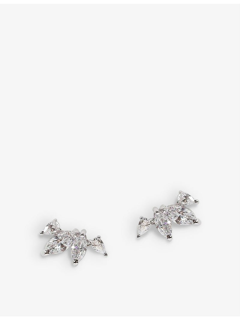 CARAT London Kira sterling silver earrings with cubic zirconia, UK version