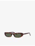 Saint Laurent SL557 rectangular acetate sunglasses, UK version