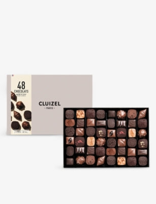 Michel Cluizel Noir & Lait chocolate bonbons 48-piece box - British product