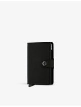 selfridges Secrid Miniwallet Crisple Leather and Aluminium Wallet- Buy online at McGrocer