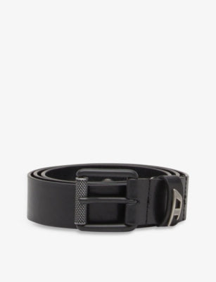 Diesel B-Dave II Monogram Leather Belt