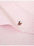 Ralph Lauren Home Oxford striped cotton flat sheet, imported from the UK