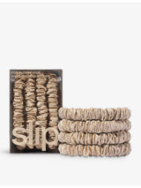 selfridges Slip Skinny Silk Scrunchies Pack of Four- Buy online at McGrocer