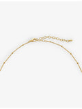 Monica Vinader green onyx choker necklace vermeil sterling silver, UK version