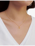 Monica Vinader letter charm pendant necklace, imported from the UK