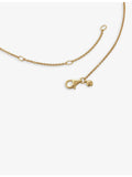 Monica Vinader 18ct gold-plated vermeil locket necklace, UK version