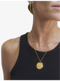 Monica Vinader 18ct gold-plated vermeil sterling-silver pendant charm (British brand)