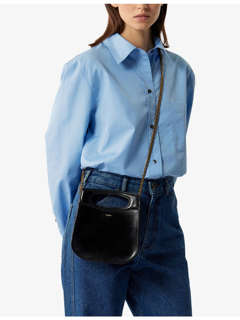Soeur Cheri Mini leather tote bag, imported from the UK