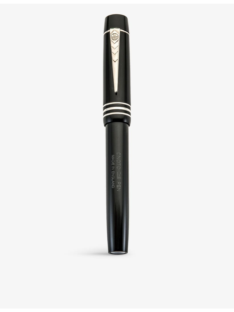 Onoto Magna Classic acrylic sterling-silver fountain pen, UK version