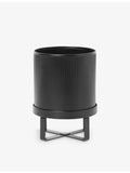 ferm LIVING Bau small elevated steel pot 24cm - British product