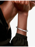 Tiffany & Co. Lock diamond bangle bracelet 18ct white gold, UK version