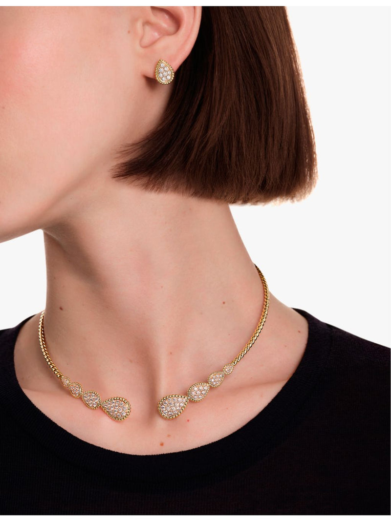 Boucheron Serpent Bohème diamond choker necklace 18ct yellow gold - British product