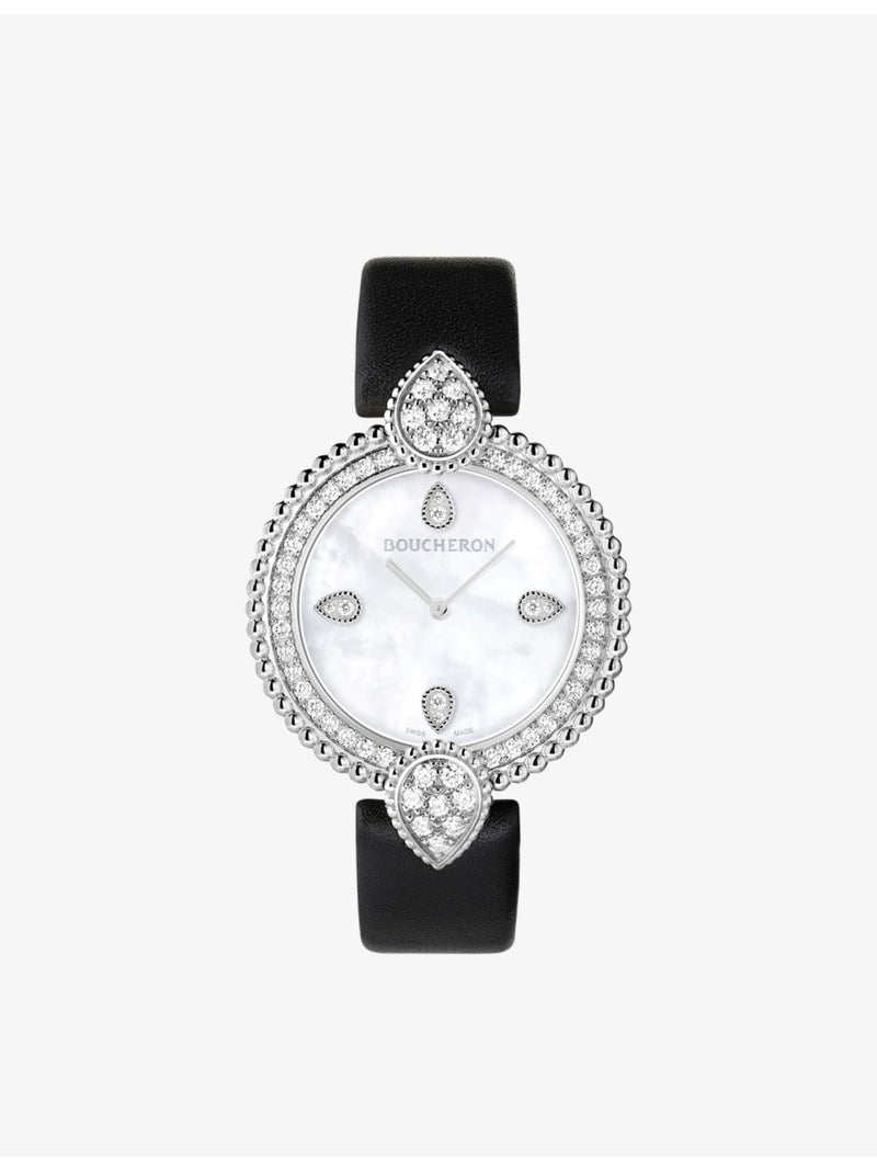 Boucheron Serpent Bohème diamond leather watch 32mm, UK version