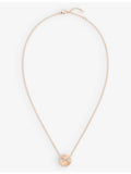 Chaumet small rose-gold diamond pendant necklace, UK version