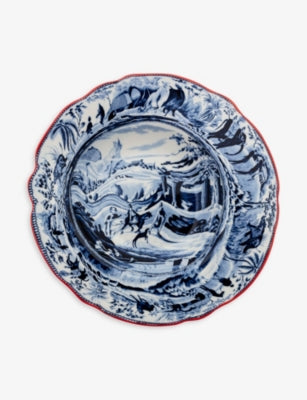 Diesel Living with Seletti Arabian porcelain soup bowl 25cm (British brand)