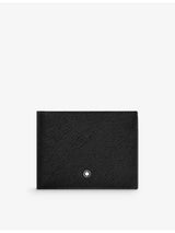 selfridges Montblanc Sartorial Logo-Embellished Grained-Leather Wallet- Buy online at McGrocer