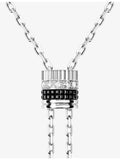 Boucheron Quatre diamond tie necklace 18ct white-gold 0.18ct - British product