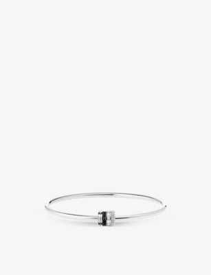 Boucheron Quatre Black Edition 18ct White-Gold 0.13ct Diamond Bracelet
