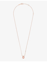 selfridges Boucheron Serpent Boheme Extra-Small 18ct Rose-Gold Diamond and Pink Quartz Pendant Necklace- Buy online at McGrocer
